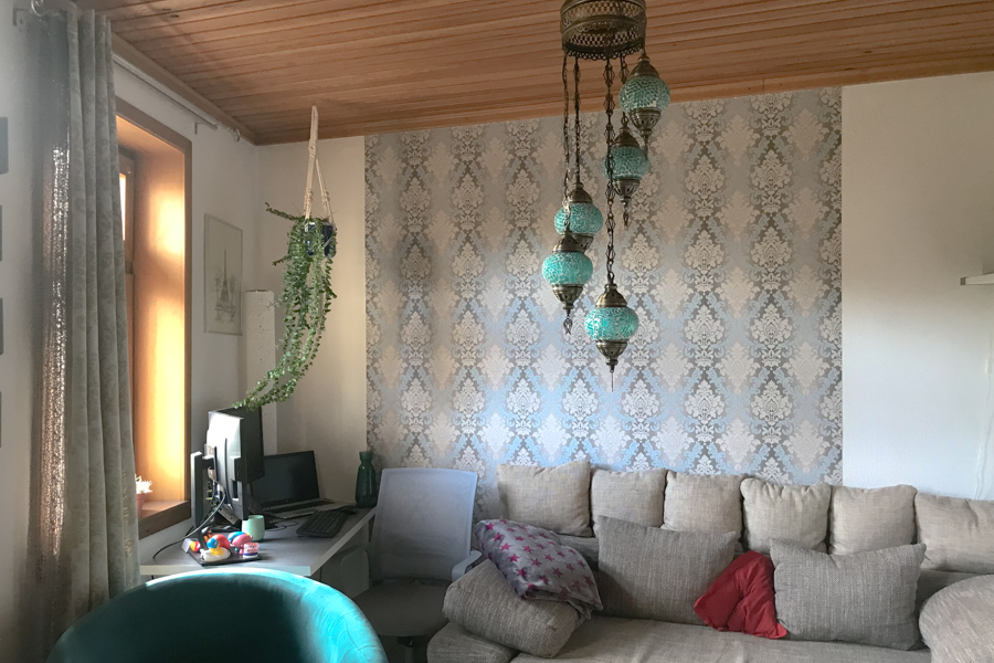 Gem�tliches Wohnzimmer_ Etagenwohnung Erfurt