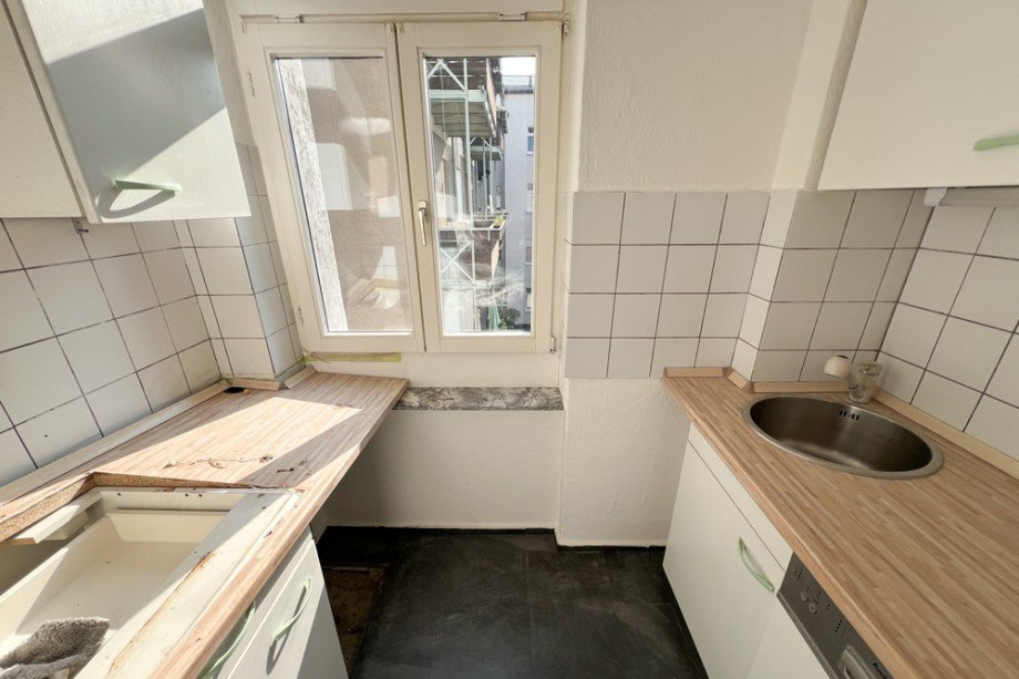 Kleine Tageslichtk�che Etagenwohnung Erfurt