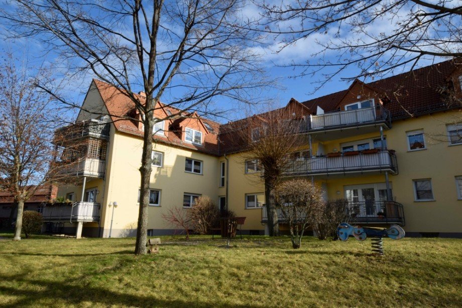 Kleine Spielecke im Gartenbereich Erdgeschosswohnung Erfurt
