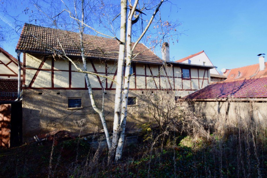 Gartenansicht Stallungen Einfamilienhaus Tonna / Gr�fentonna