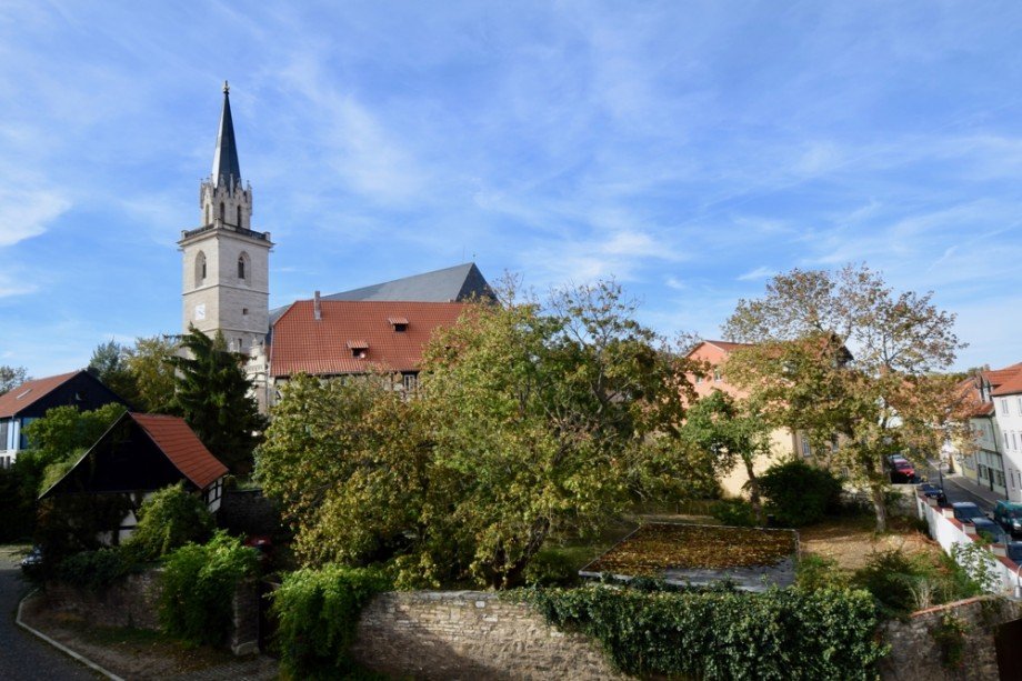 Blick aus dem Fenster Haus Bad Langensalza