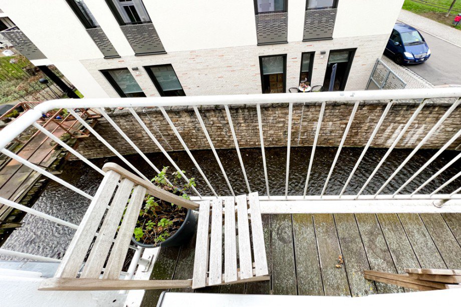 Schmaler Balkon an Traumlocation Etagenwohnung Erfurt