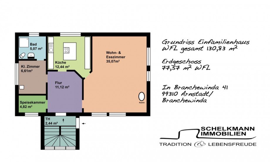 Grundriss EG Einfamilienhaus Arnstadt