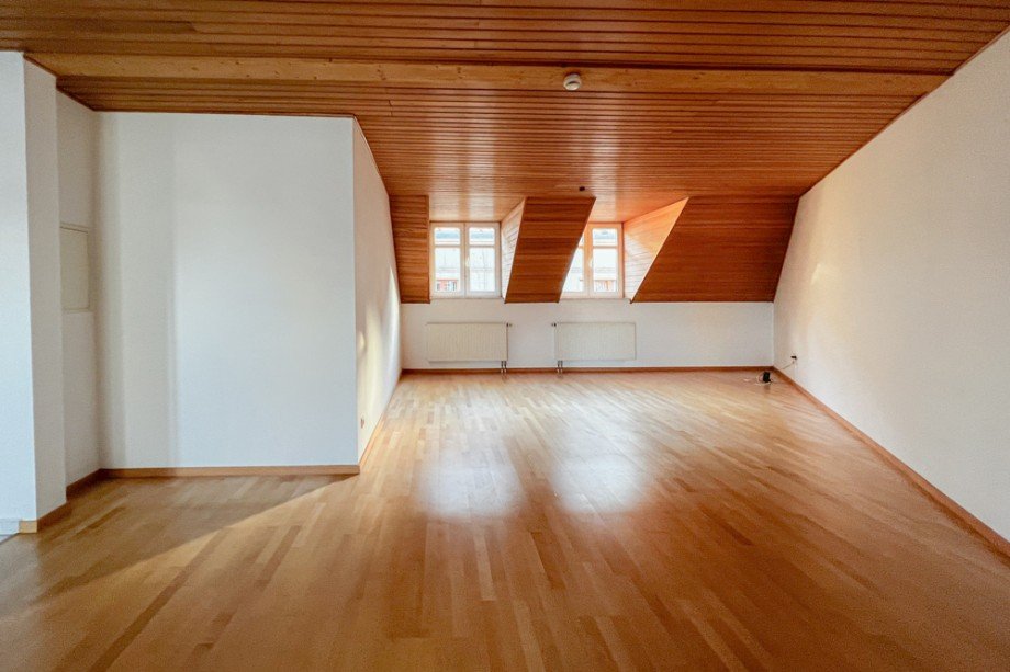 Wohn- und Esszimmer Dachgeschosswohnung Erfurt