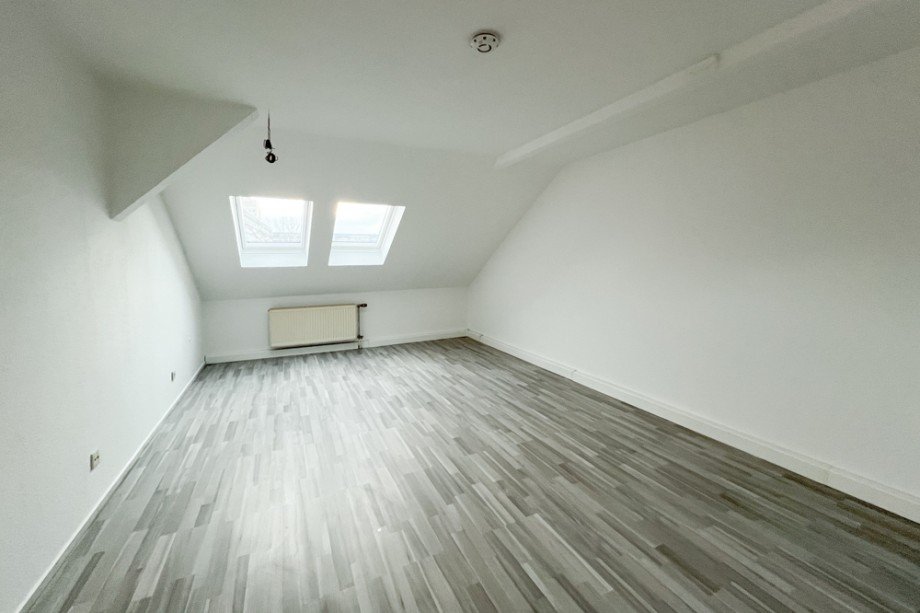Wohnzimmer Dachgeschosswohnung Erfurt