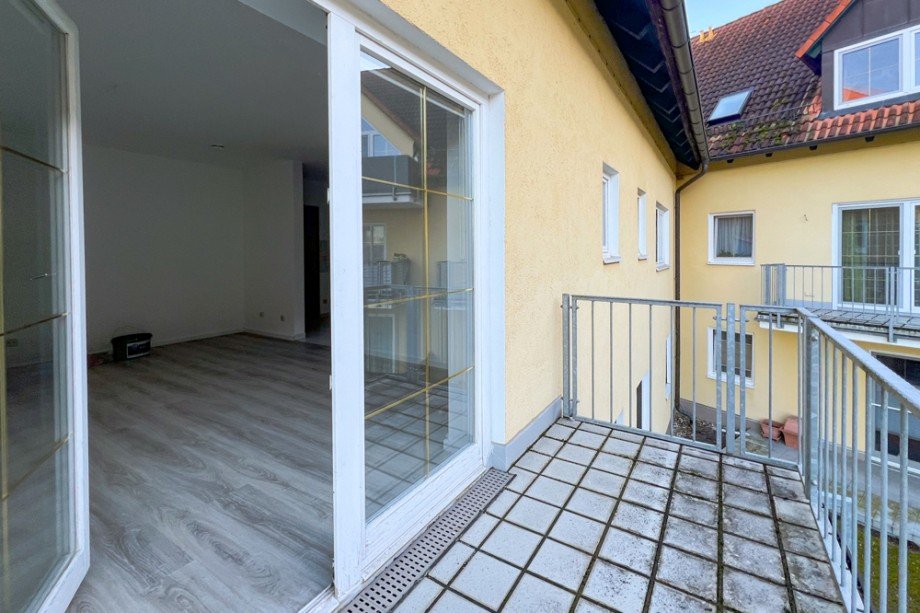 Gro�er Balkon zum Innenbereich Etagenwohnung Herbsleben