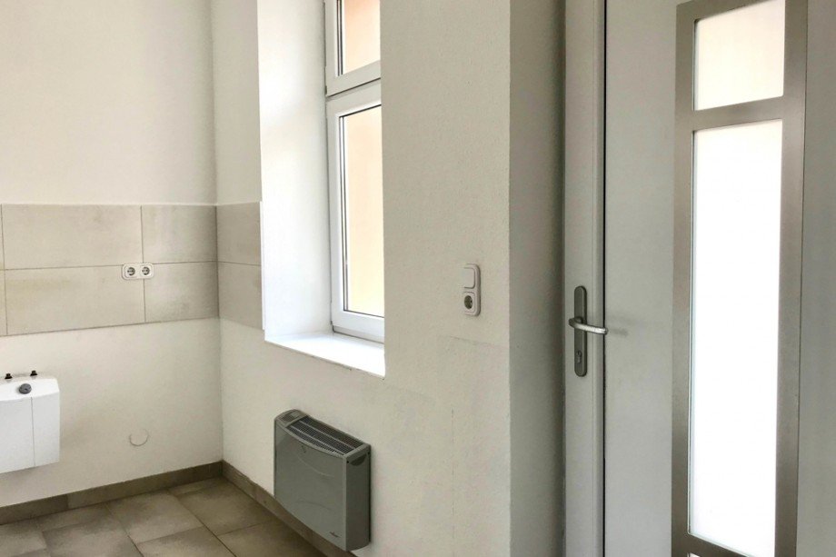K�che mit Eingangst�r Maisonettewohnung Udestedt