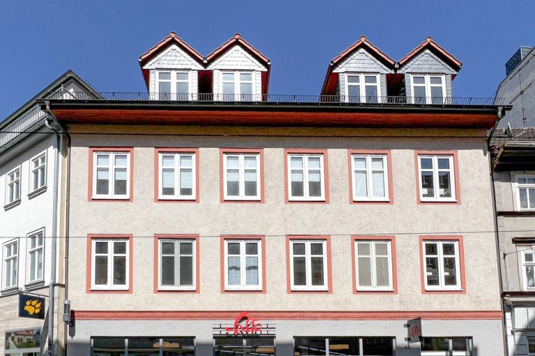 Mietwohnung Erfurt Altstadt Erfurt Etagenwohnung Gro�z�gig geschnittene 2,5- Raumwohnung mit Balkon im 1.OG in der Erfurter Altstadt