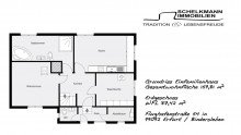 Grundriss EG Liebevoll saniertes Bauernhaus mit Hinterhaus & Garten in Erfurt/ Bindersleben
