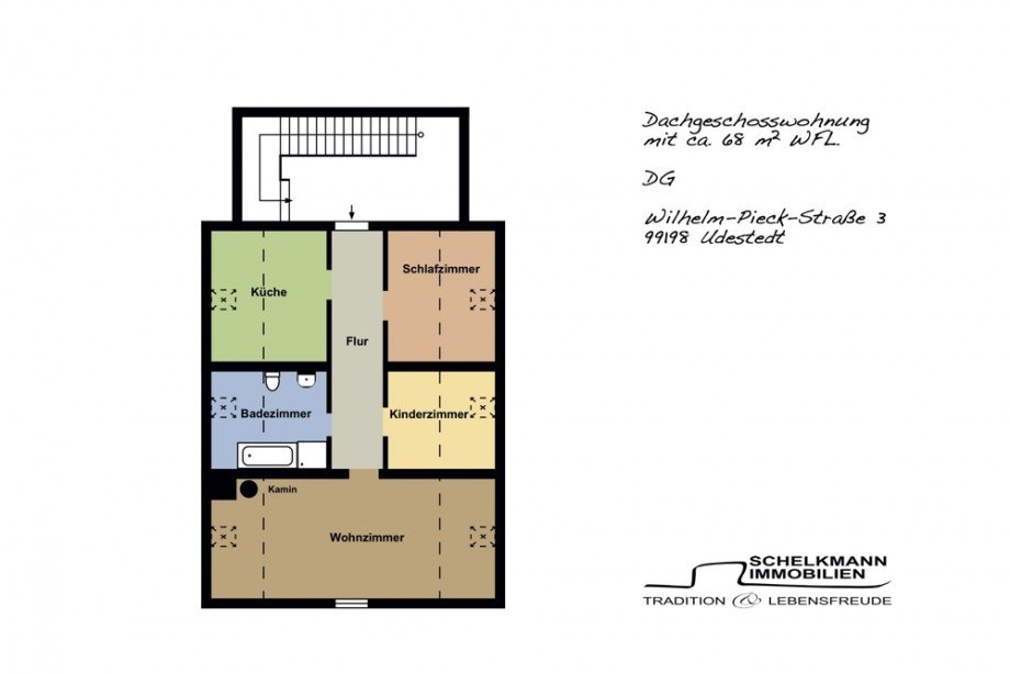 Grundriss_DG Dachgeschosswohnung Udestedt