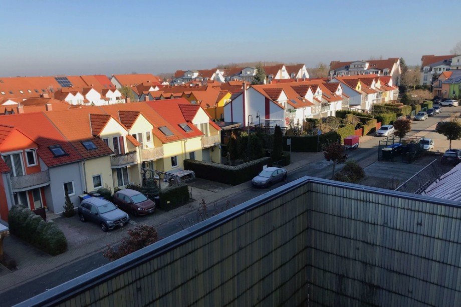 Blick udas Wohngebiet Etagenwohnung Erfurt