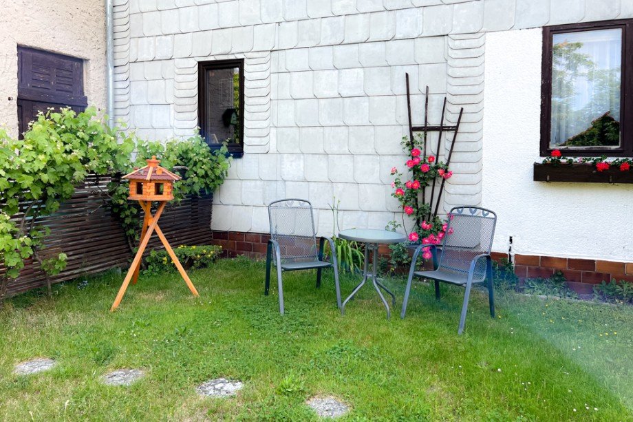 Gem�tliche Sitzecke im Gr�nen Haus Saalfeld/Saale / Remsch�tz