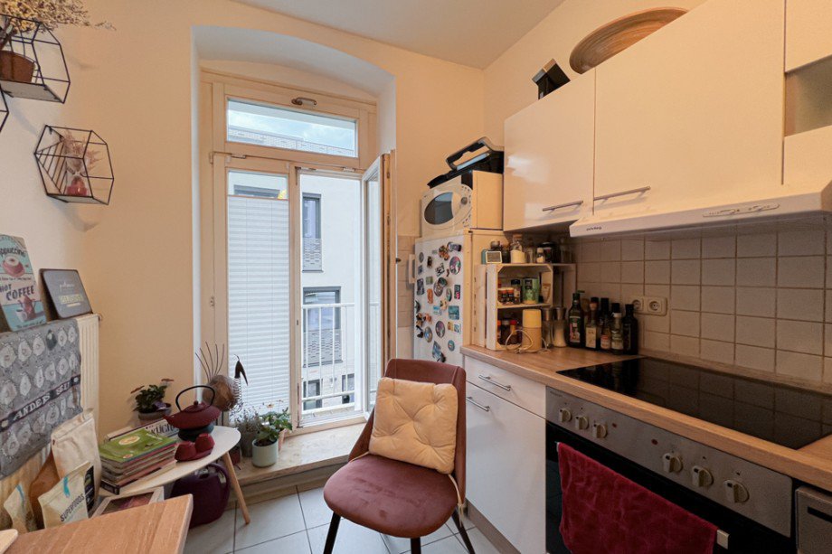 Terrassenfenster zum Bergstrom Etagenwohnung Erfurt