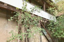 Laubengang Seitenflu Denkmalgesch�tzter Vierseitenhof im Herzen Gr�fentonnas
