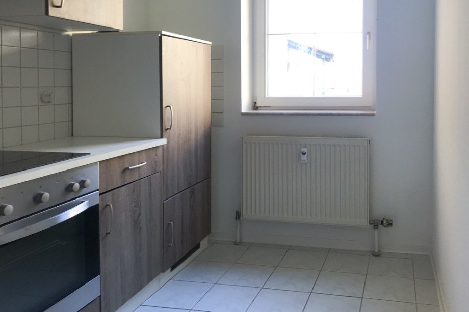 Tageslichtk�che mit Platz f�r kleine Essecke Erdgeschosswohnung Herbsleben