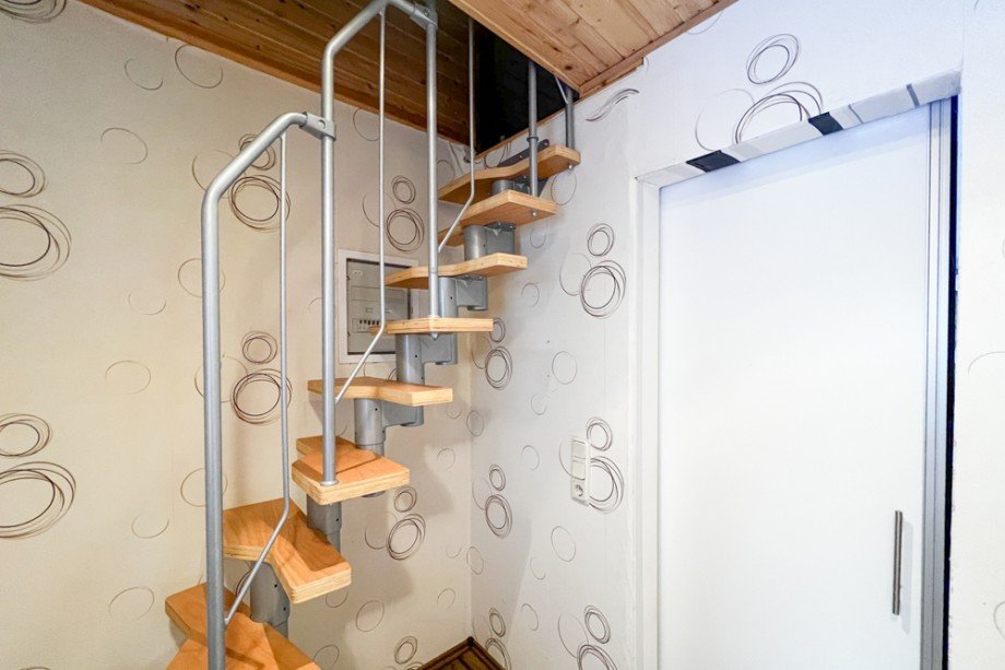 Stiege zum Schlafboden Einfamilienhaus Oberhof