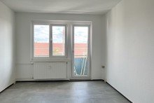 Renovierte Wohnzimmer mit Balkon Renovierte Singlewohnung mit Balkon