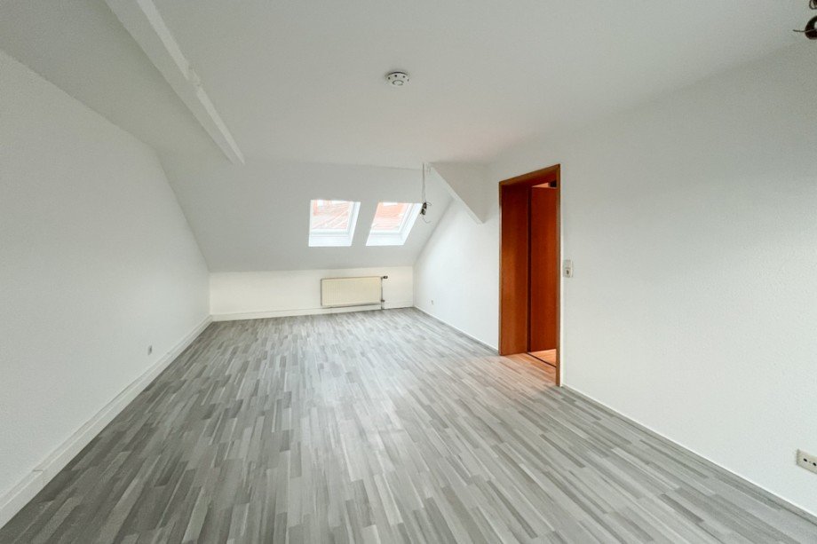 Gro�e Wohnzimmer Dachgeschosswohnung Erfurt