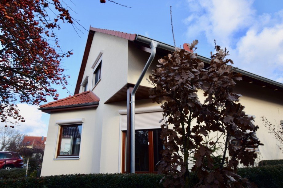 Ansicht aus dem Garten Einfamilienhaus Erfurt