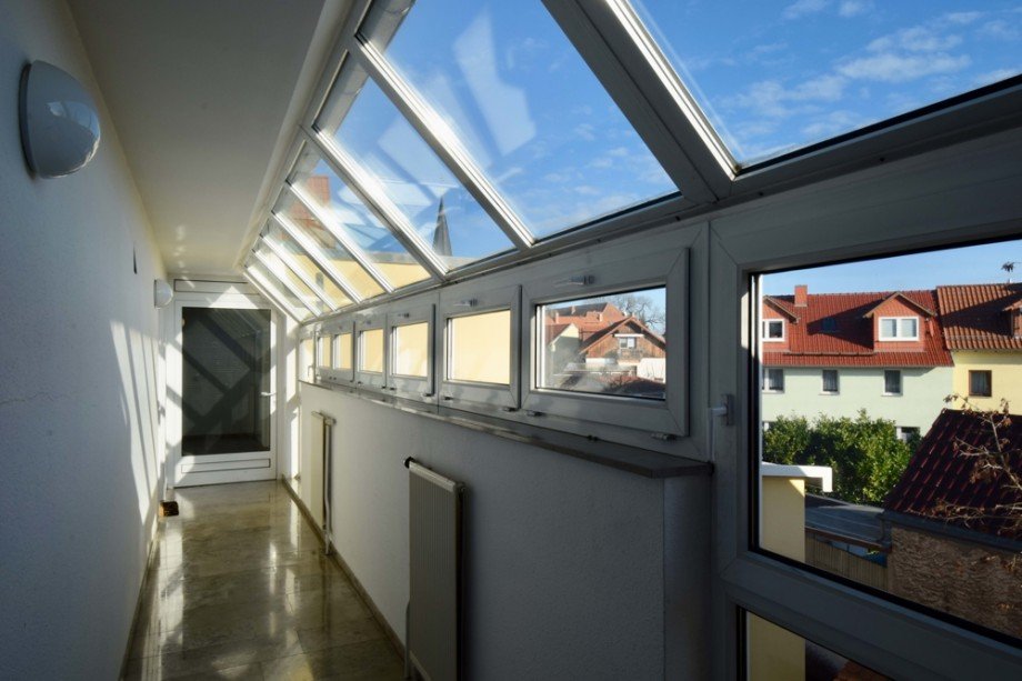 Hausflur mit extra Sonne Dachgeschosswohnung Erfurt