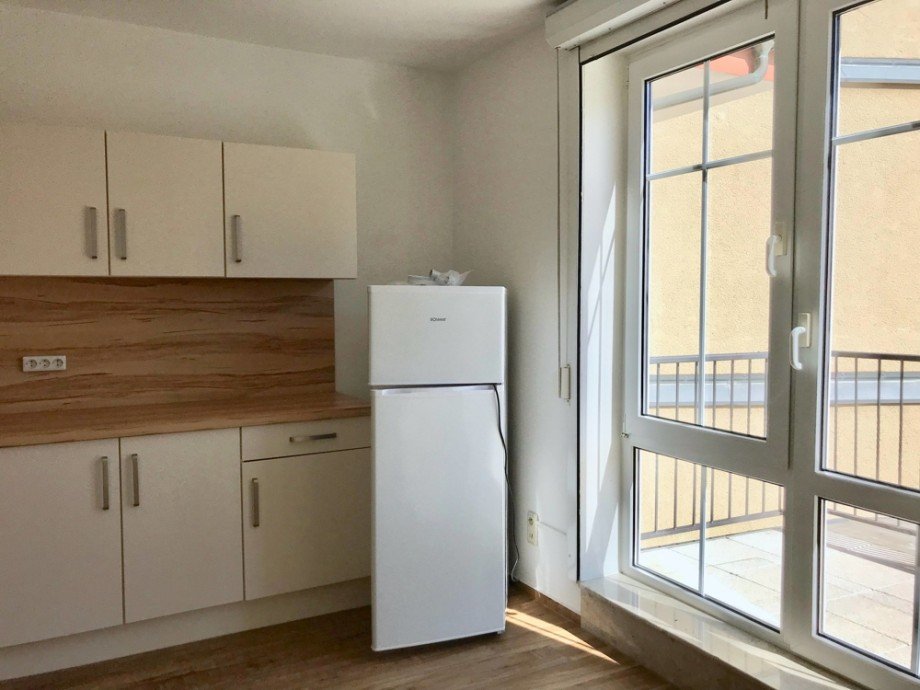 K�che mit Zugang zum Balkon Etagenwohnung Erfurt