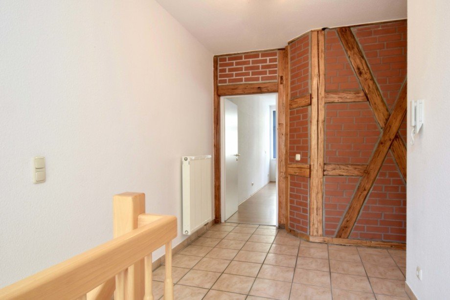 Blick zum Schlafzimmer Maisonettewohnung Erfurt