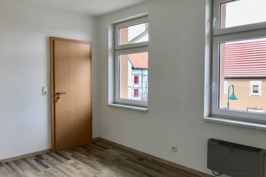 Schlafzimmer stra�enseitig Maisonettewohnung Udestedt
