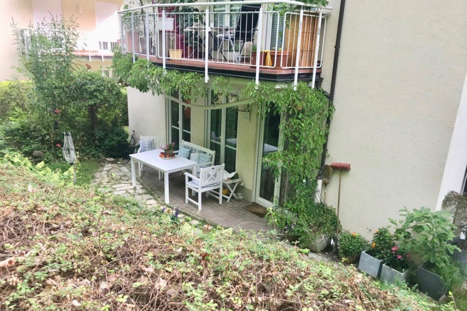 Gem�tliche Trrasse mit eigenem Garten Erdgeschosswohnung Erfurt (Br�hlervorstadt)