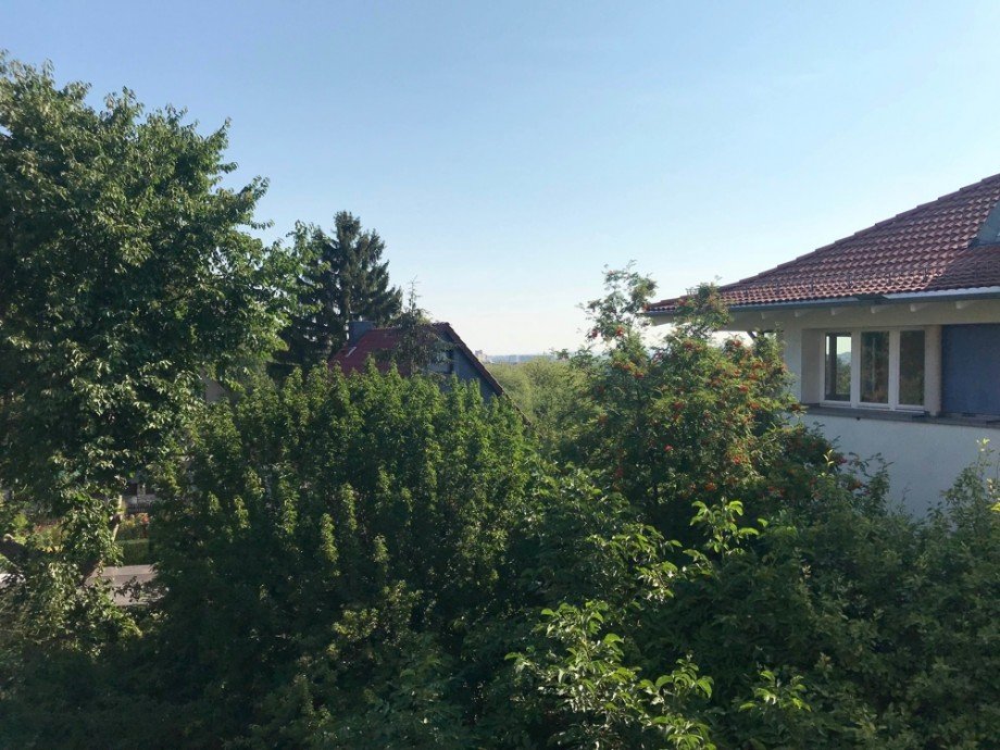 Blick aus dem Wohnzimmer Etagenwohnung Erfurt