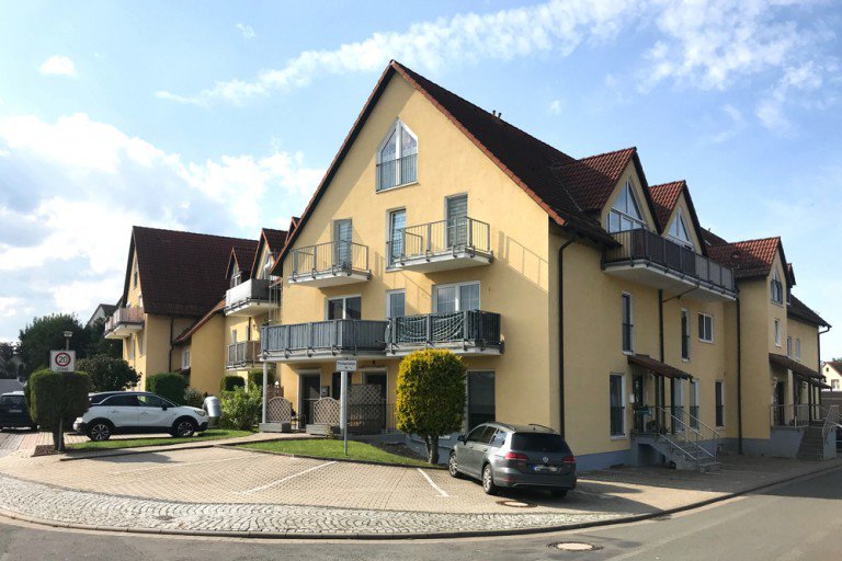 Herbsleben bei Erfurt Wohnungsverkauf Herbsleben Erdgeschosswohnung Hochwertig ausgestattete Traumwohnung mit Terrasse, EBK & PKW-SP