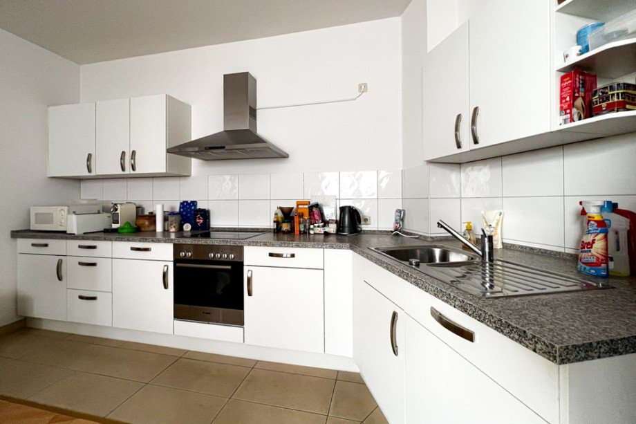Wohnk�che mit moderner Einbauk�che Etagenwohnung Erfurt
