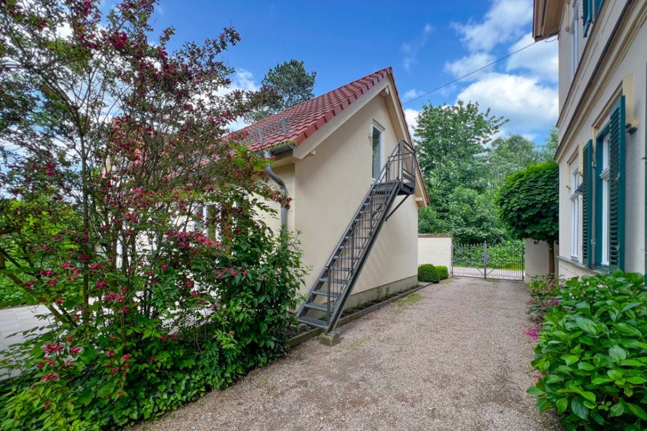Kleines Hausmit Terrasse im Garten Erdgeschosswohnung Arnstadt