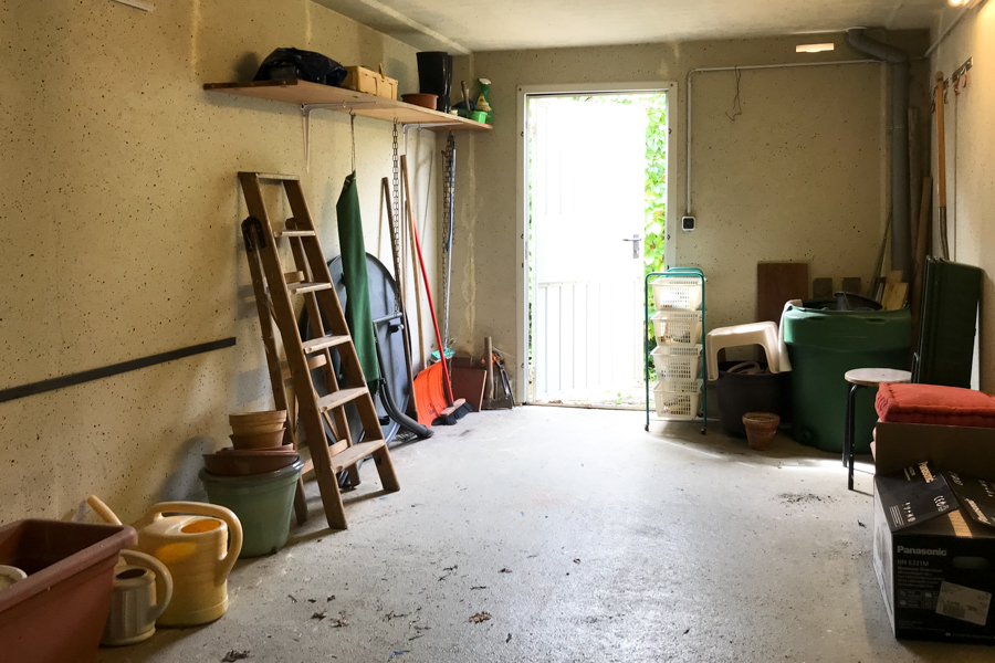 Gartenausgang Garage Doppelhaush�lfte Erfurt/ Salomonsborn
