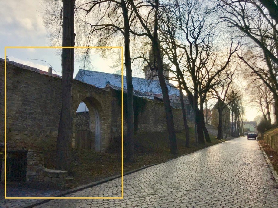 Grundst�ck mit eigener Stadtmauer Wohngrundst�ck Bad Langensalza