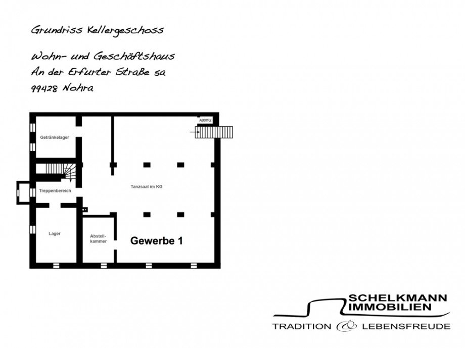 Grundriss KG Nohra Haus Nohra