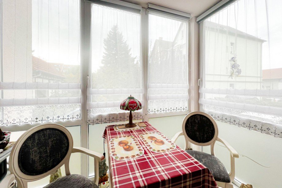 Wintergarten an der K�che Erdgeschosswohnung Gotha