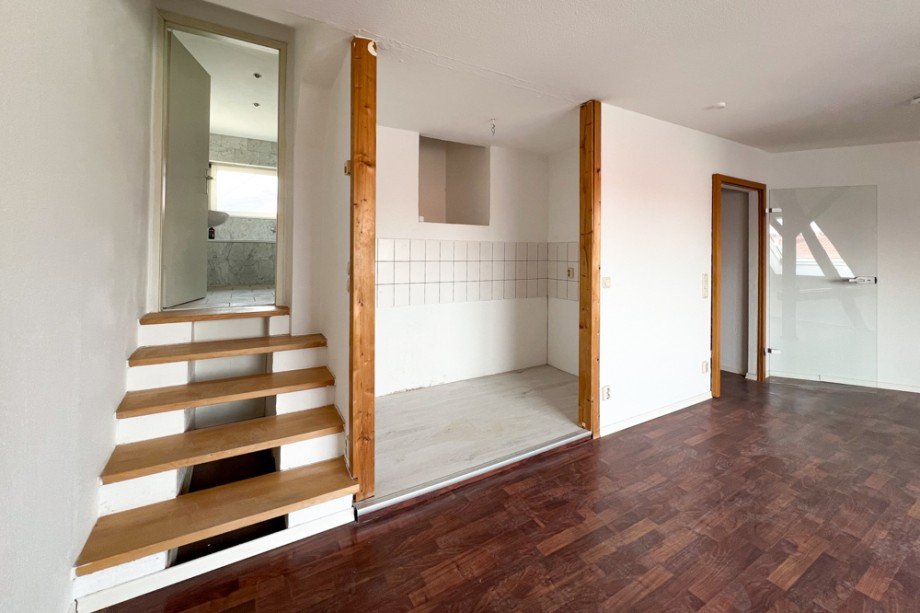 K�chenbereich und Prinzessinnenbad Etagenwohnung Erfurt