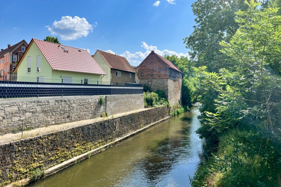 Wassergrundst�ck an der Ilm Bauernhaus Gro�heringen