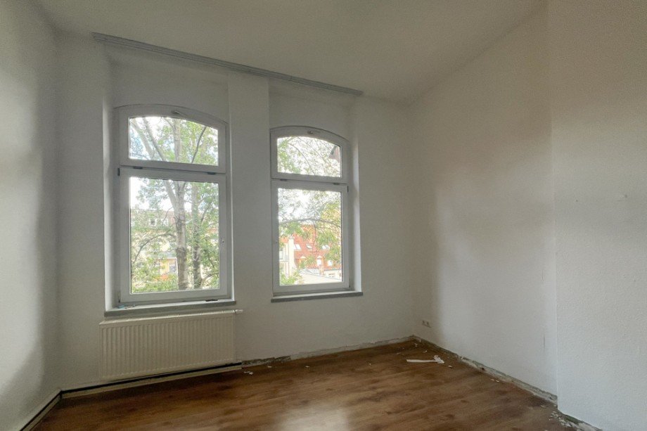 Schlafzimmer zum Innenhof Etagenwohnung Erfurt / L�bervorstadt