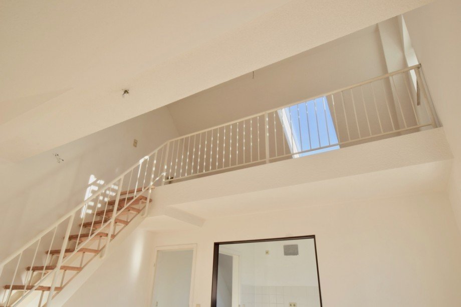 Blick zur Galerie Dachgeschosswohnung Erfurt