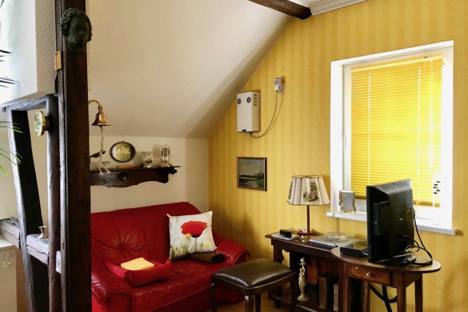 Couchecke im Wohnzimmer Einfamilienhaus Erfurt