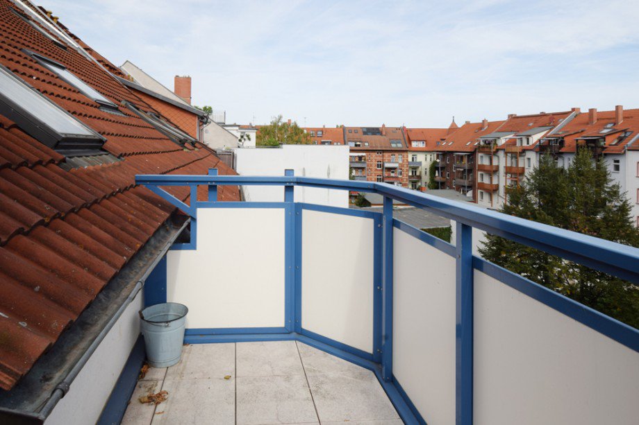 Balkon mit Weitblick Dachgeschosswohnung Erfurt