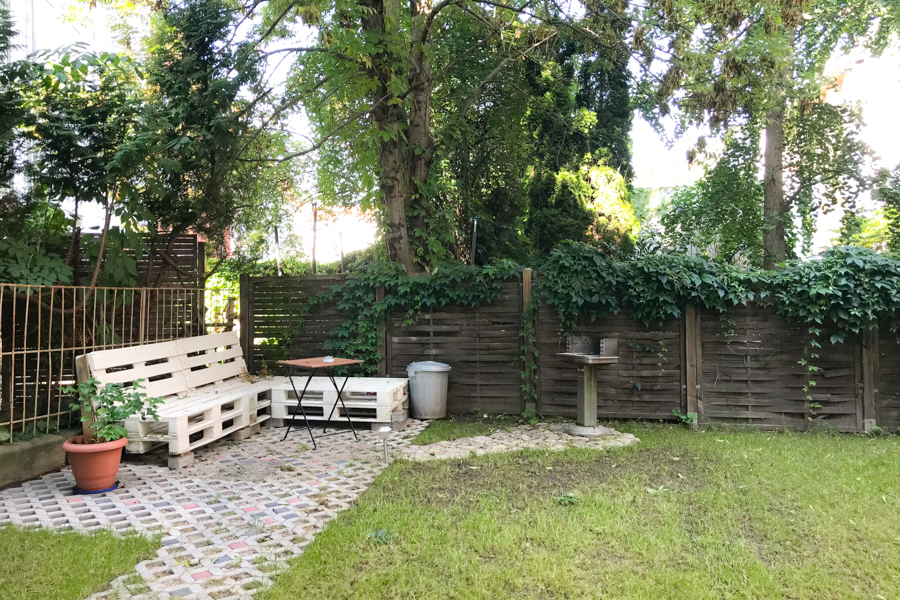 Gemeinschaftsgarten_ Maisonettewohnung Erfurt / Andreasvorstadt