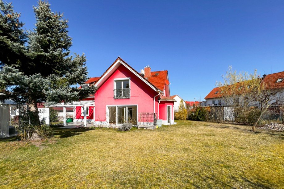 Gartenansicht Einfamilienhaus Erfurt / Stotternheim