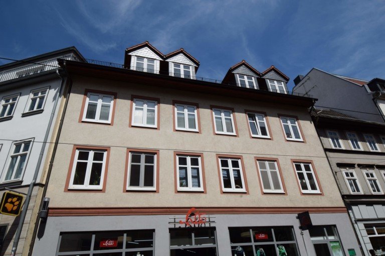 Mietwohnung Schl�sserstra�e 42, Erfurt Erfurt Etagenwohnung Helle, sch�n geschnittene 2- Raumwohnung mit Balkon direkt in der Erfurter Altstadt