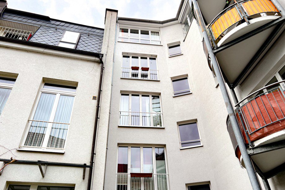 Hofansicht Mehrfamilienhaus Etagenwohnung Erfurt