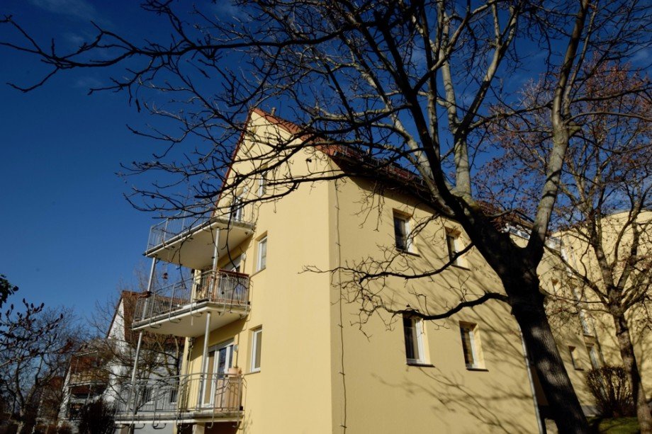 Sonennbalkon im obersten Geschoss Erdgeschosswohnung Erfurt