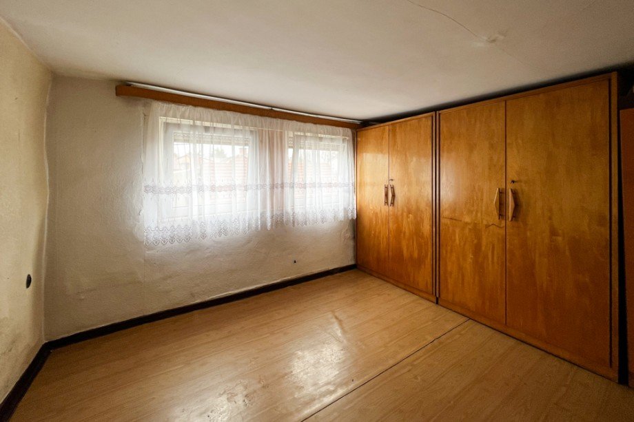 Fenster im Gaubenzimmer Einfamilienhaus Erfurt