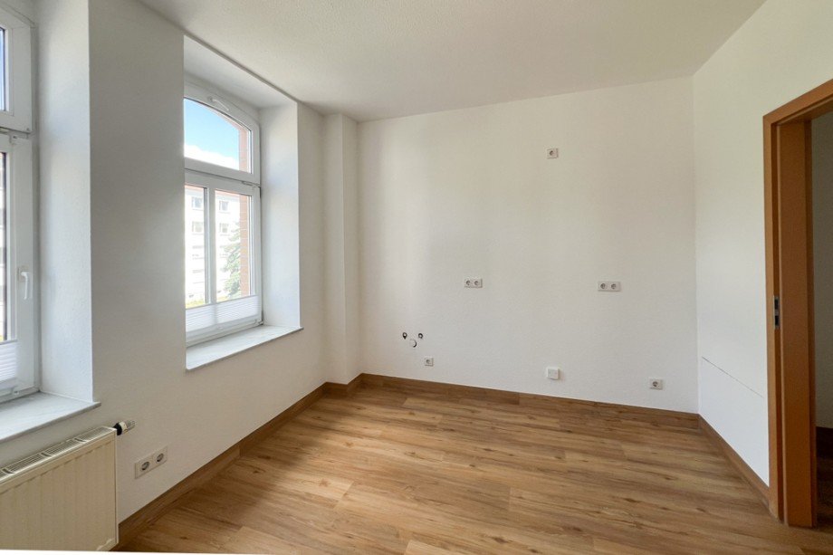Schlafzimmer mit begehbarem Kleiderschrank Etagenwohnung Erfurt