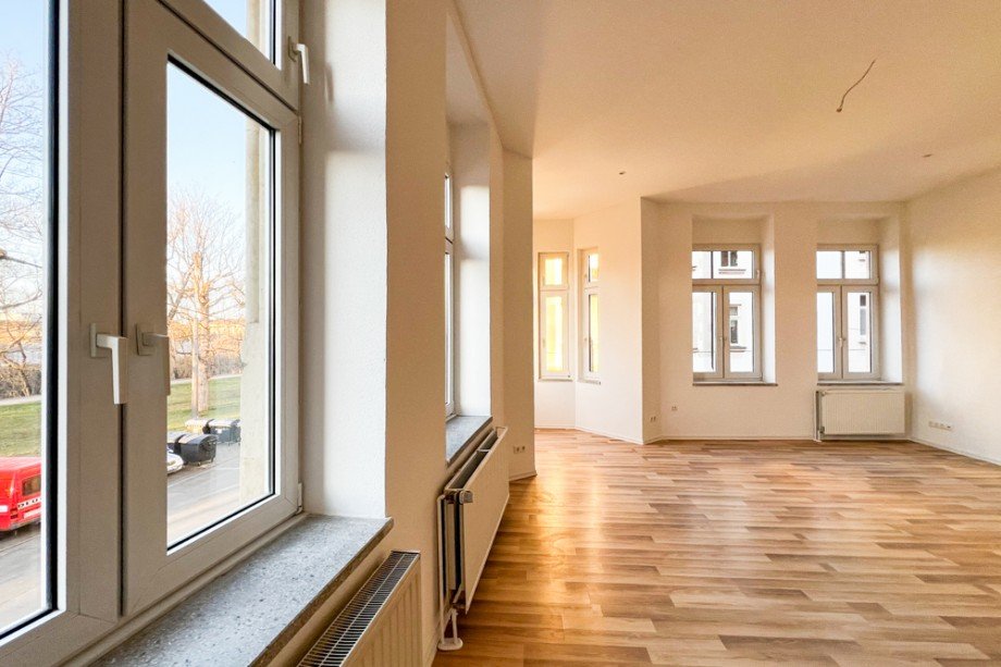 Wohnzimmerfenster Etagenwohnung Erfurt / L�bervorstadt